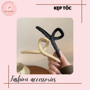 13cm Kẹp Nữ Chéo Mờ Tóc Phụ Kiện Tóc