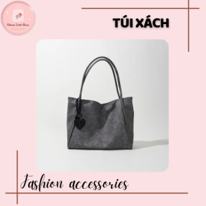 Túi Xách tote Cỡ Lớn Siêu Nhẹ Họa Tiết Tình Yêu