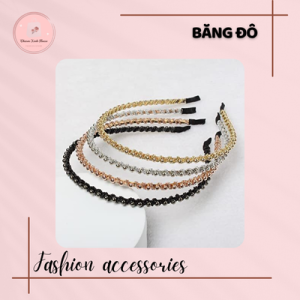 Băng Đô Đính Đá Thiết Kế Xinh Xắn Cho Nữ