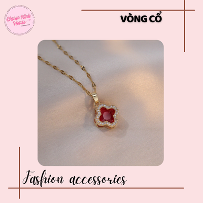 Vòng cổ cỏ ba lá có thể điều chỉnh thanh lịch, sang trọng dành cho nữ - Ảnh 2