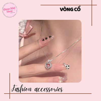 Vòng cổ mặt trái tim kim cương - Ảnh 2