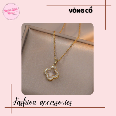 Vòng cổ cỏ ba lá có thể điều chỉnh thanh lịch, sang trọng dành cho nữ - Ảnh 4