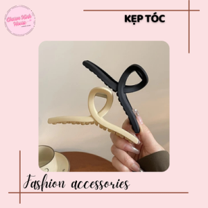 13cm Kẹp Tóc Nữ Chéo Mờ Tóc Phụ Kiện Tóc