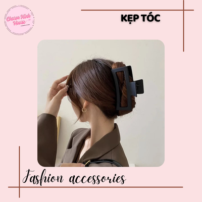 Kẹp Tóc Càng Cua 13CM Nhám Đơn Giản Thời Trang Chất Lượng Cao Cho Nữ - Ảnh 6