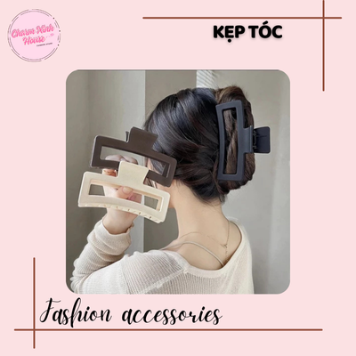 Kẹp Tóc Càng Cua 13CM Nhám Đơn Giản Thời Trang Chất Lượng Cao Cho Nữ - Ảnh 2