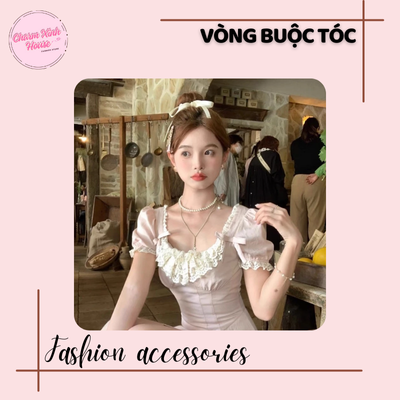 Vòng buộc tóc nơ - xinh xắn - Ảnh 2