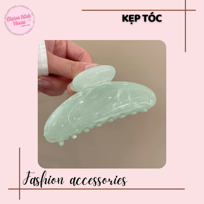 Kẹp tóc may mắn Chines Kẹp tóc hình vỏ Kẹp Barrettes - Ảnh 3