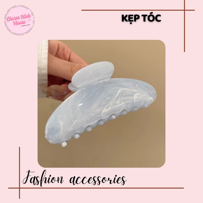 Kẹp tóc may mắn Chines Kẹp tóc hình vỏ Kẹp Barrettes - Ảnh 4