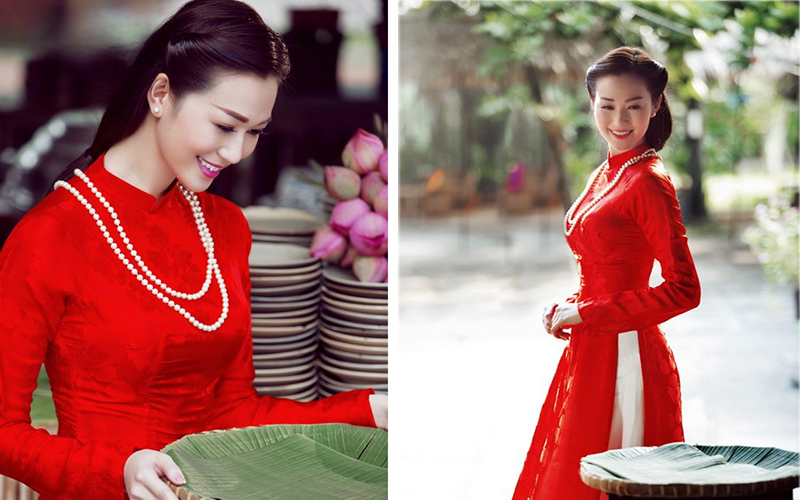 Phụ kiện vòng cổ cho áo dài