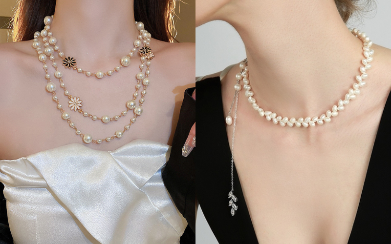 Hình ảnh vòng cổ ngọc trai