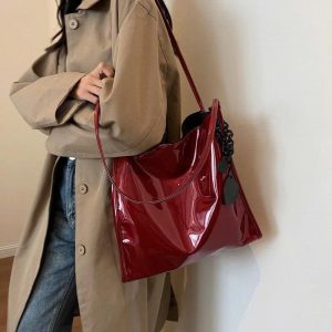 Túi Xách tote Cỡ Lớn Siêu Nhẹ Họa Tiết Tình Yêu