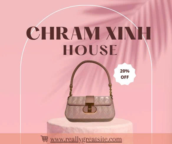Túi Xách Mini Màu Hồng Pastel 