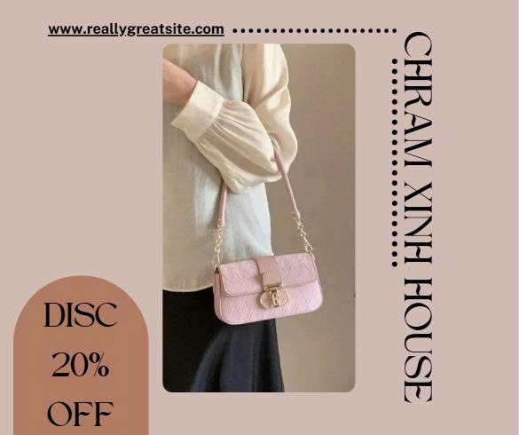Túi Xách Mini Màu Hồng Pastel 