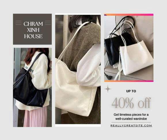Túi tote thời trang phong cách