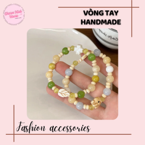 Vòng tay handmade charm nhựa hình sao dễ thương